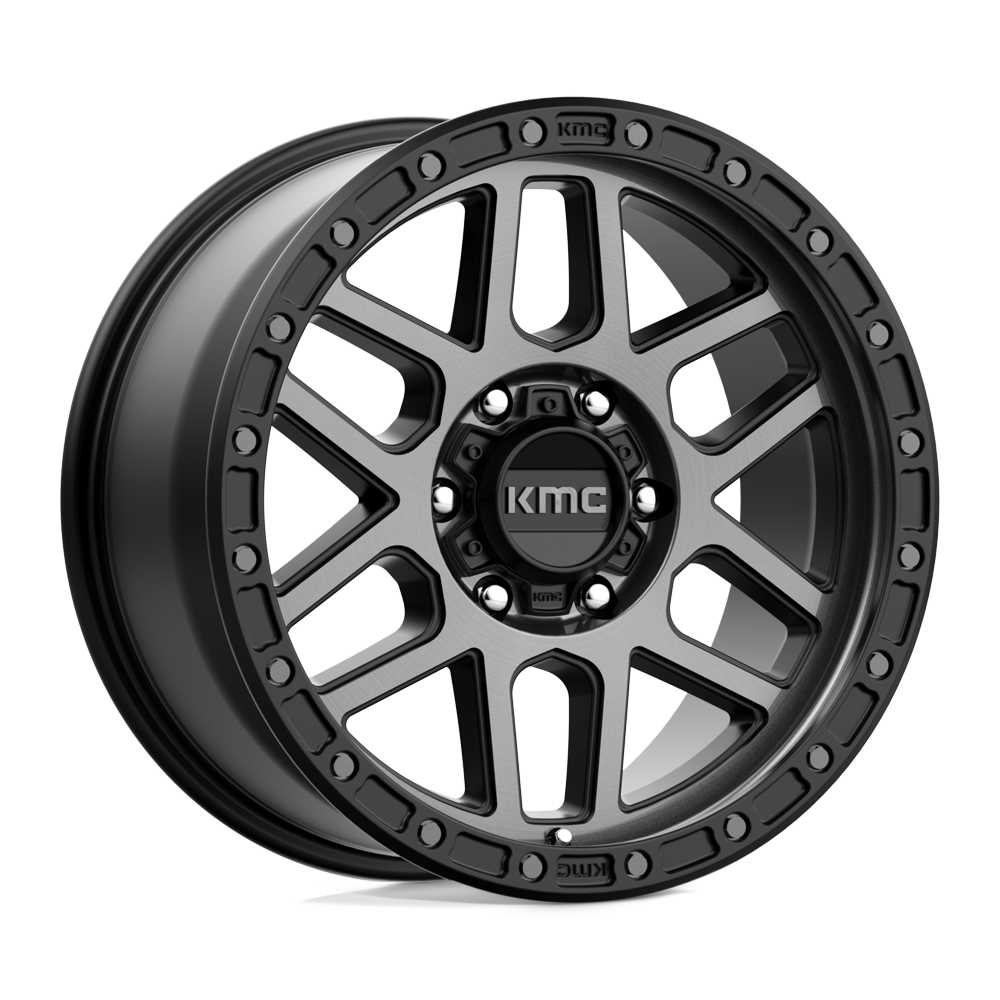 KMC Wheels black auto part