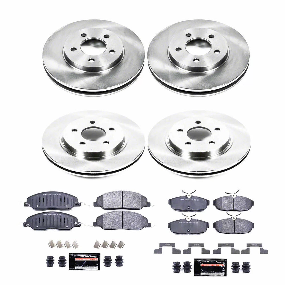 Power Stop 05-10 Ford Mustang Front & Rear Track Day Brake Kit