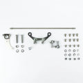 TAIL MOUNT SHIFTER D C4 TRANS W/BLK 6IN STRAIGHT LEVER & MUSHROOM BLK KNOB
