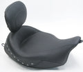 Mustang 08-21 Harley Electra Glide Std,Rd Glide,Rd King,Str Glide Super Touring Solo Seat - Black