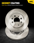 R1 Concepts Brake Rotor- Slotted - Black