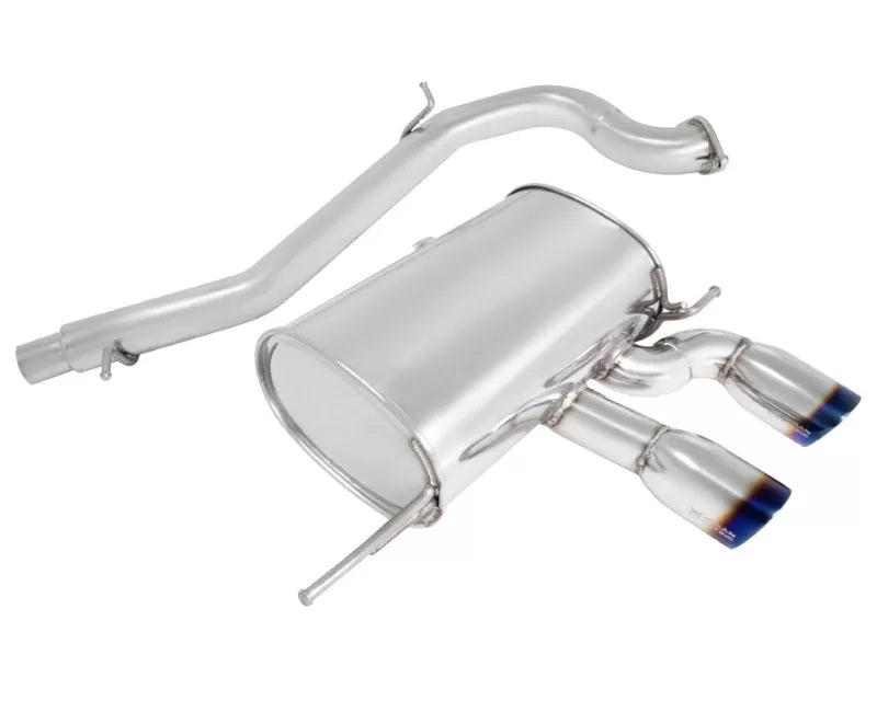 Megan Cat-Back VW Golf R (MK6) Only 12-13 Turbo Type Exhaust Burnt Stainless Rolled Tips