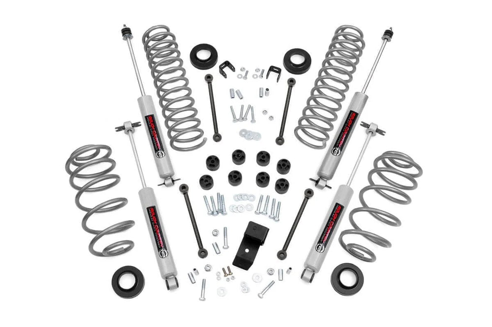 1x 1644 1x 1653BOX1 3.25 Inch Lift Kit 6 Cyl Jeep Wrangler TJ 4WD (2003-2006)