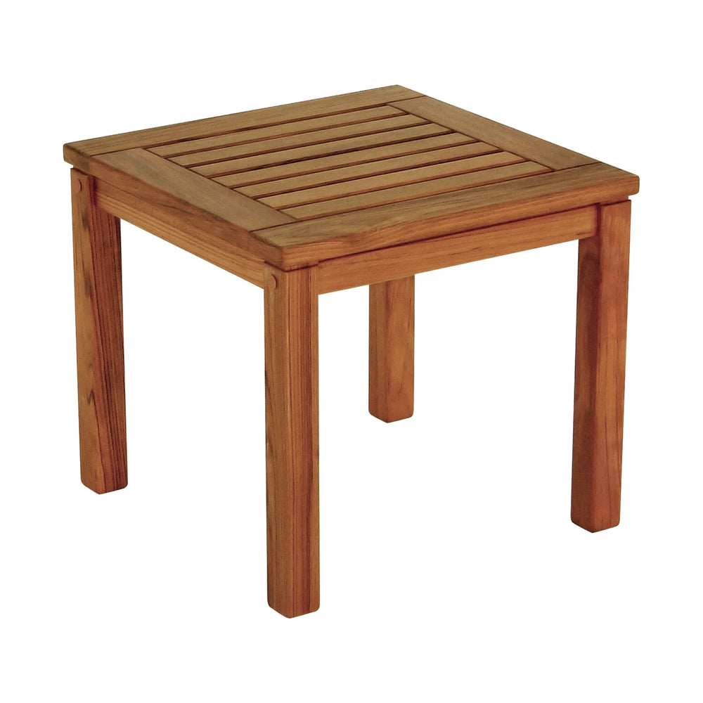 TEAK SQUARE SIDE TABLE