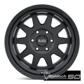 BRSDM 17X9.5 6X5.5 M-BLK -18MM