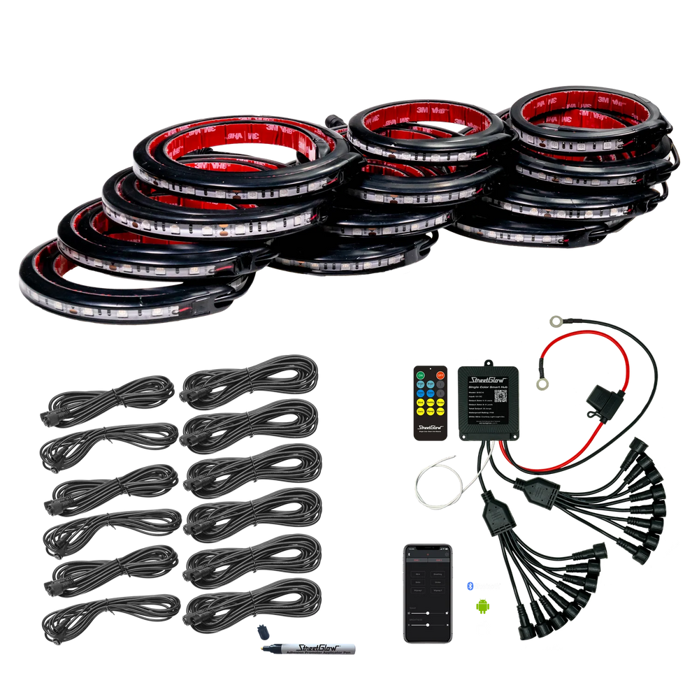 HD LED LG UNDERCAR KIT- RED