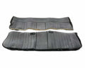 8187 C/K SEAT UPHOLSTERY KIT DELUXE PLEAT VINYL/CLOTH BLACK/SILVER