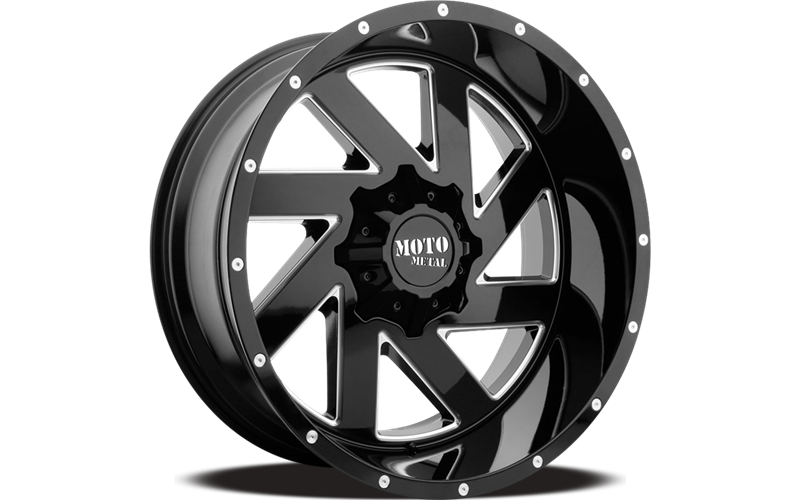 MO988 22X10 8X170 CHROME -18MM