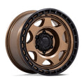 BR018 17X8.5 6X4.5 M-BRNZ-BLK -10MM