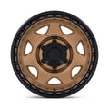 BR018 17X8.5 6X4.5 M-BRNZ-BLK -10MM
