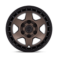 BR022 17X8.5 5X5.0 B-BRNZ M-BLK 25MM