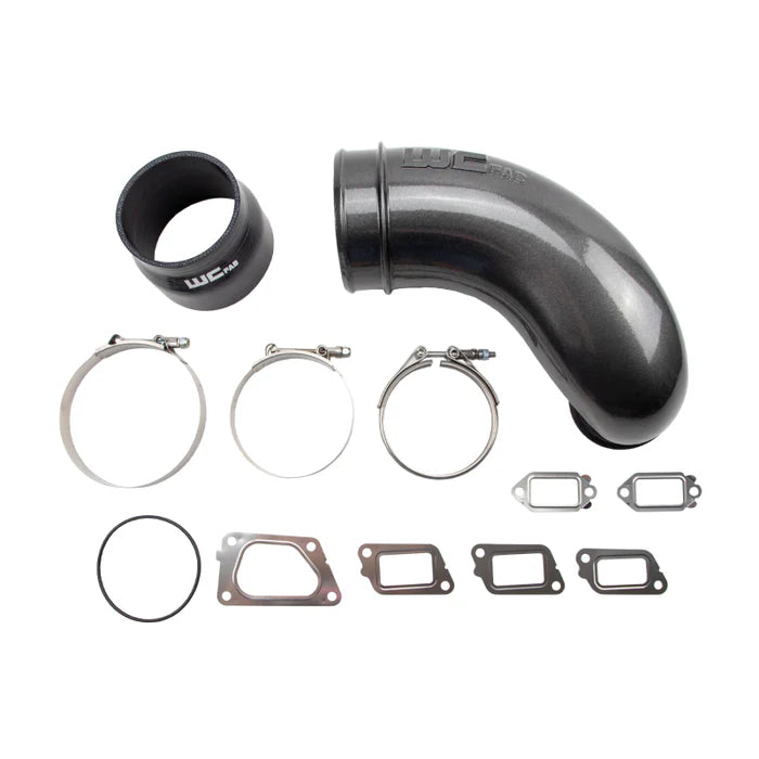 Intake Horn 5in. for 2011-2016 Duramax LML Cherry Frost