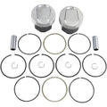 Wiseco 4 Stroke Forged Series Piston Kit, 3.518 IN Bore, 10.5:1 CR