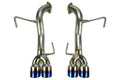 Extreme Turbo Systems blue axle-back exhaust