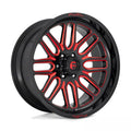 Fuel Wheels black auto part