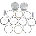 Wiseco 4 Stroke Forged Series Piston Kit, 3.498 IN Bore, 10:1 CR