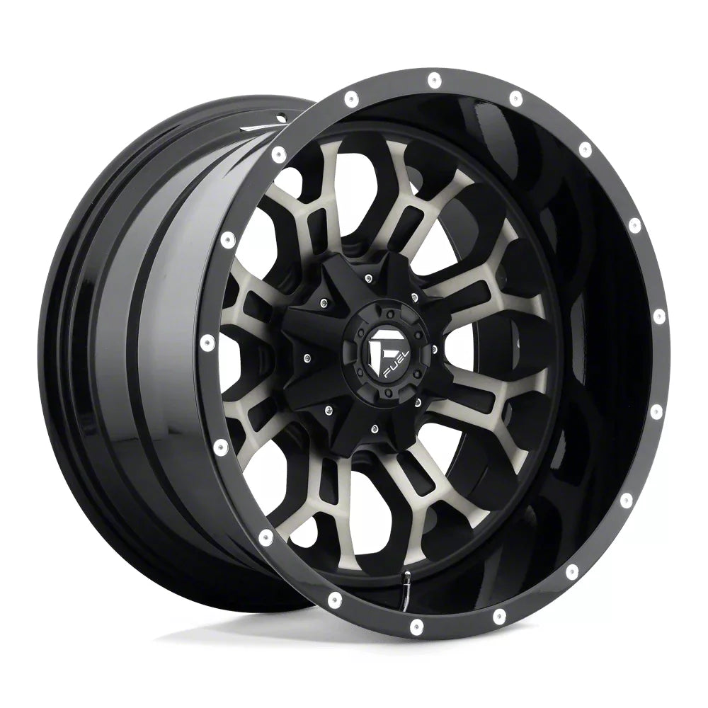 ~(38 lbs. 21X21X12)~ CRUSH 18x9 8x180.00 GLOSS MACHINED DOUBLE DARK TINT (20 mm)