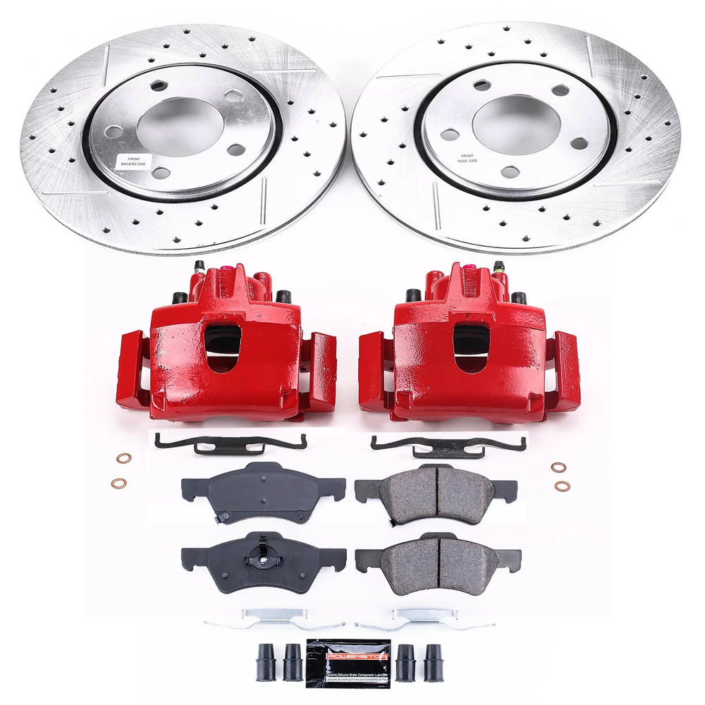 Power Stop 03-04 Dodge Caravan Front Z23 Evolution Sport Brake Kit w/Calipers