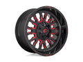 ~(47 lbs. 23X23X12)~ STROKE 20x9 5x139.70/5x150.00 GLOSS BLACK RED TINTED CLEAR (1 mm)