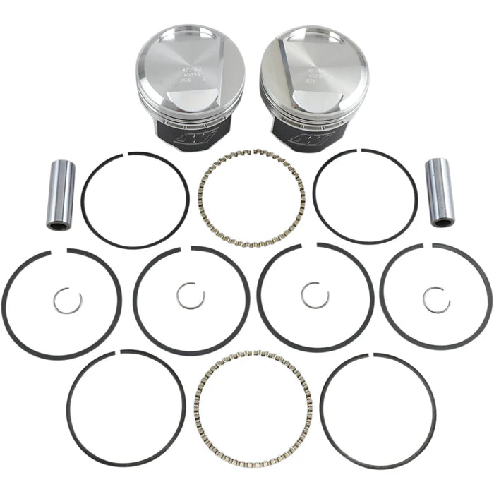Wiseco 4 Stroke Forged Series Piston Kit, 3.518 IN Bore, 10:1 CR