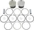 Wiseco 4 Stroke Forged Series Piston Kit, 3.498 IN Bore, 9.5:1 CR