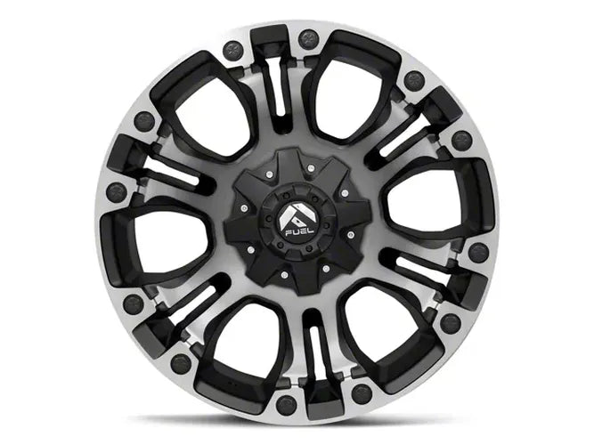 D851 18X9 6X135/5.5 M-BLK GRY -13MM