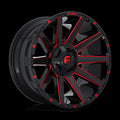 Fuel Wheels black auto part