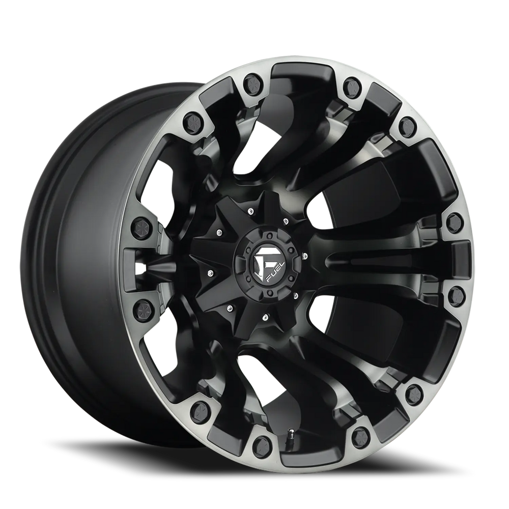 D851 18X9 8X6.5 M-BLK GRY -12MM