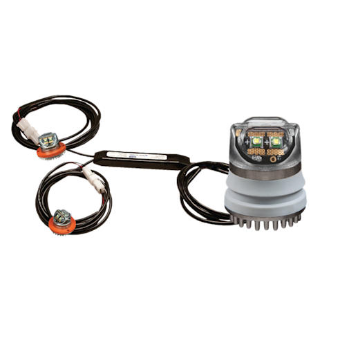 HIDE-A-LED 2 HEAD AMB/AMB PLUGIN12V