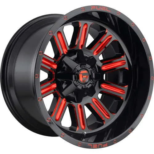 Fuel Wheels black auto part