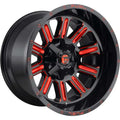 Fuel Wheels black auto part