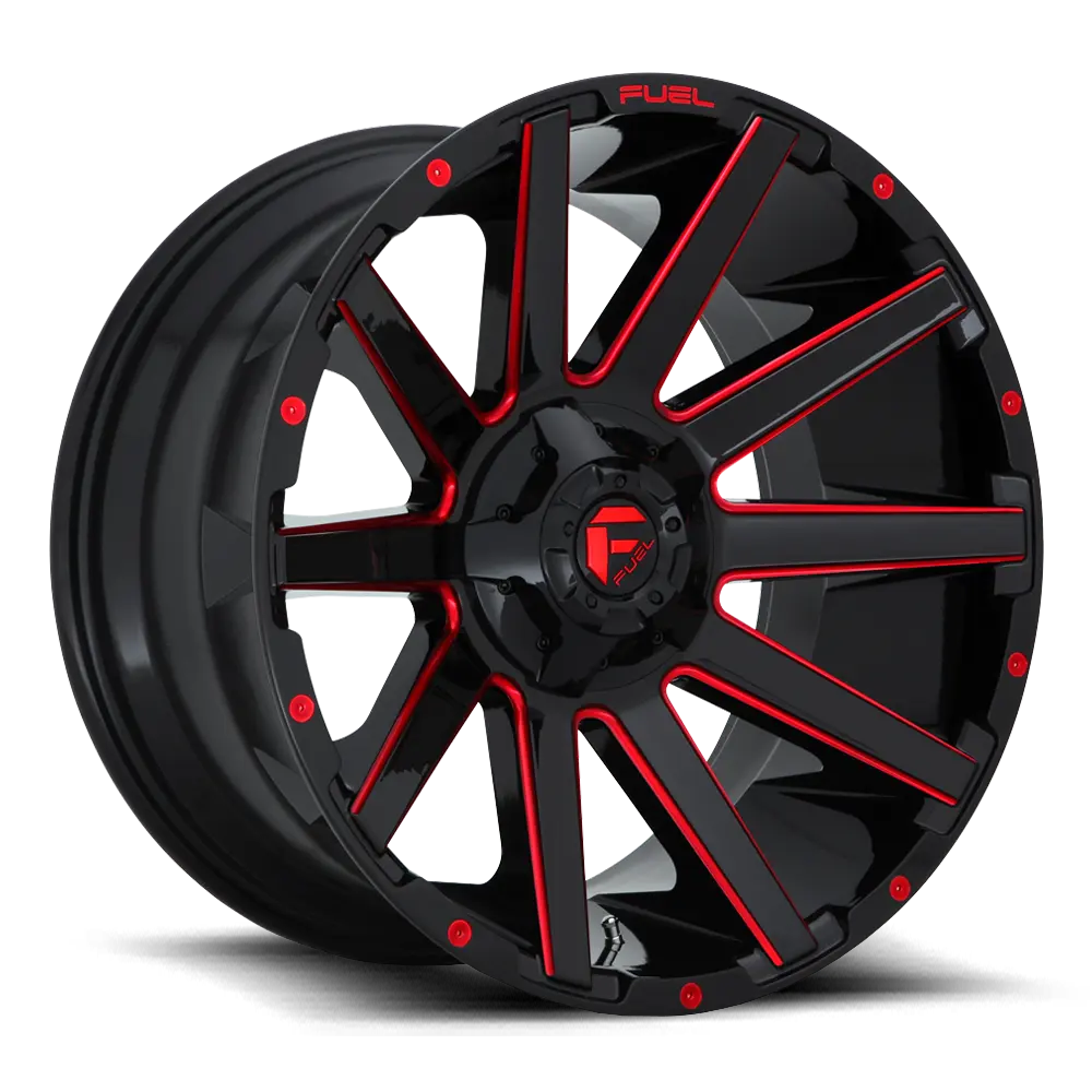 Fuel Wheels black auto part