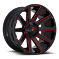 Fuel Wheels black auto part