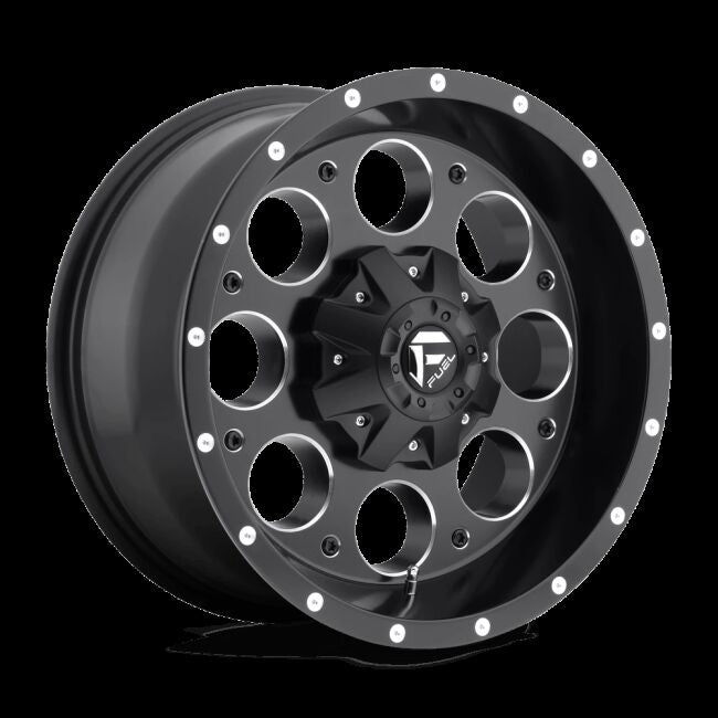 D525 18X9 8X6.5 MT-BLK-MIL -12MM