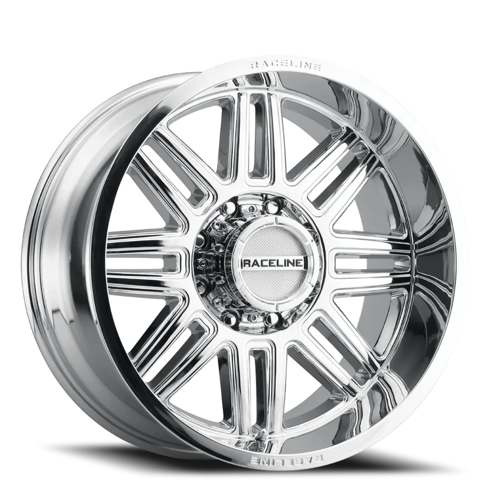 Aluminum Wheels 17x8.5 Split 948C Chrome 18 Offset 5 on 127 Bolt Pattern 78.1 Bore Raceline