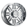 Aluminum Wheels 17x8.5 Split 948C Chrome 18 Offset 5 on 127 Bolt Pattern 78.1 Bore Raceline