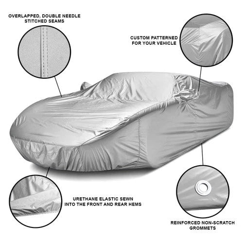 CUSTOM REFLECTECT CAR COVER - SILVE