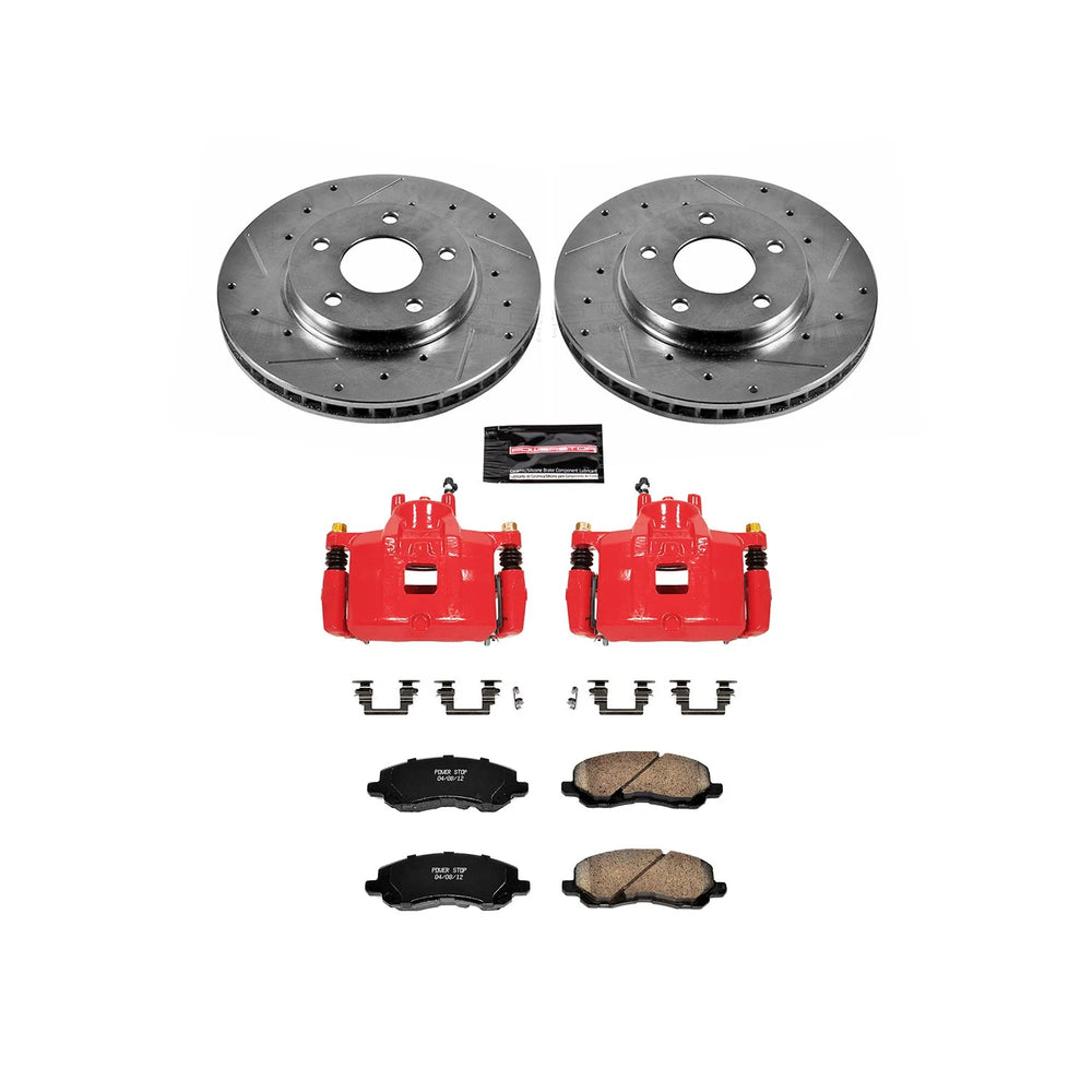 Power Stop 07-12 Dodge Caliber Front Z23 Evolution Sport Brake Kit w/Calipers