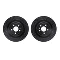 R1 Concepts Brake Rotor- D/S - Black Fits Ford Explorer