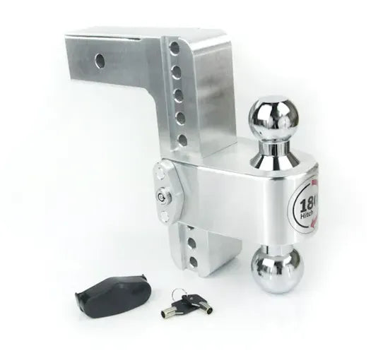 TURNOVER BALL 8" DROP HITCH W/ 2.5
