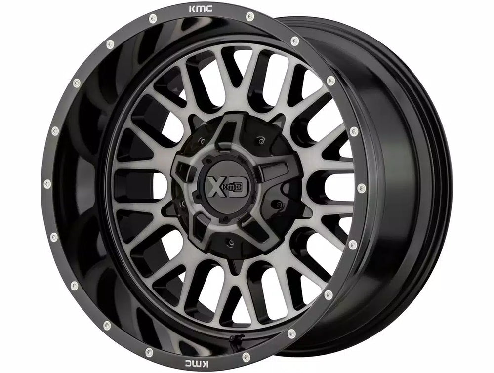 KMC Wheels black auto part