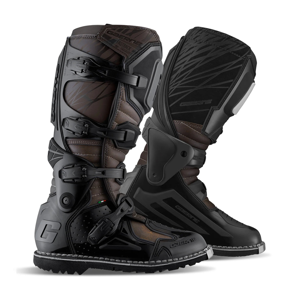 Gaerne Fastback Endurance Enduro Boot Black/Brown Size - 12