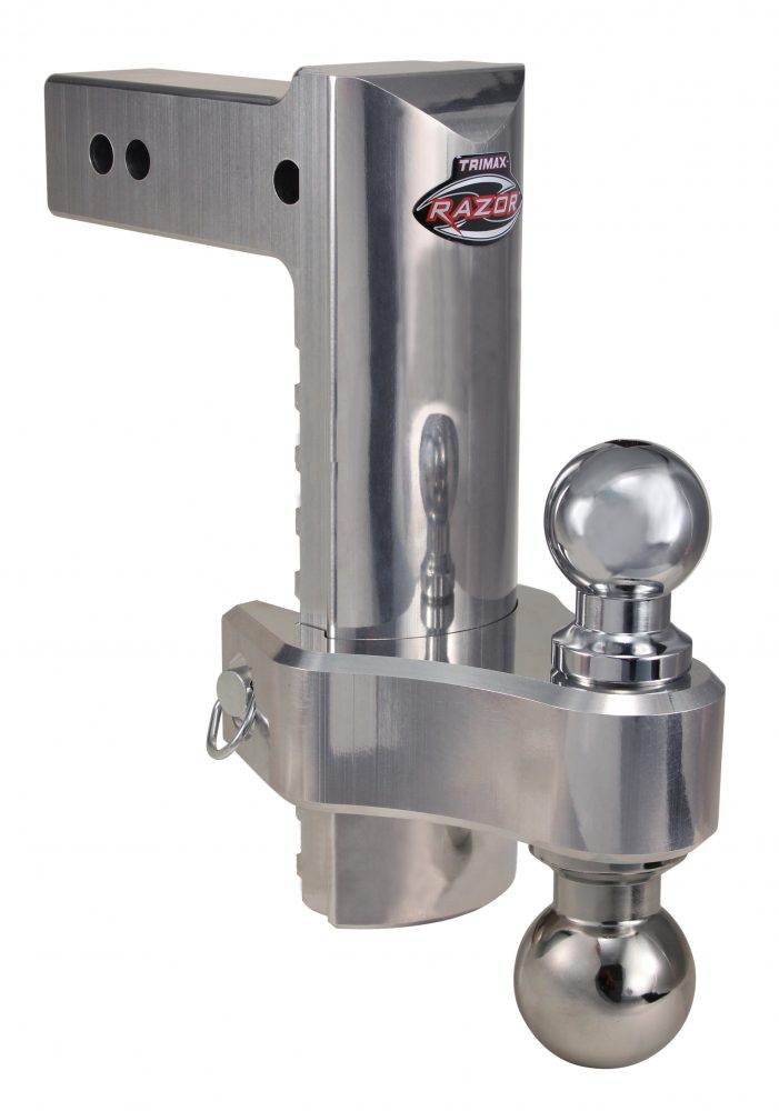 10 PIN & CLIP ALUMINUM DROP HITCH FOR 21/2 RECEIVERSINCLUDES DUAL BALLS