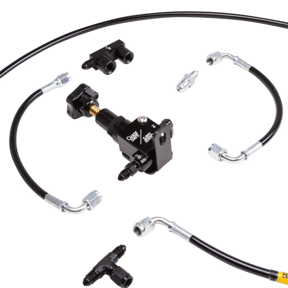Chase Bays 99-06 BMW 3-Series E46 (w/OE MC) In Bay Brake Line Relocation