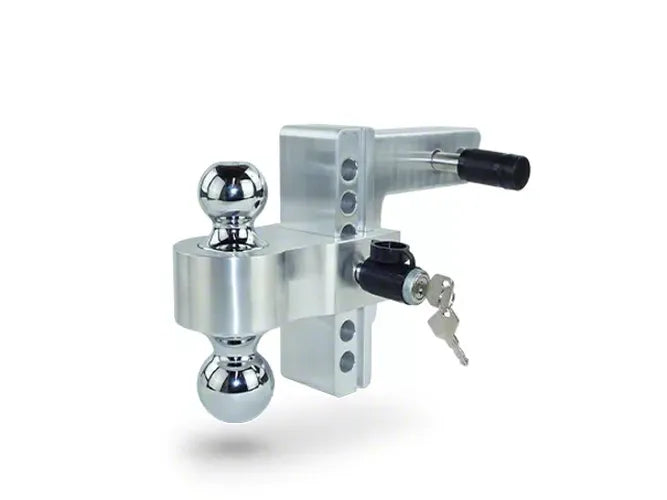 Ball Mount 2 Inch Shank 6 Inch Drop Chrome Pacbrake
