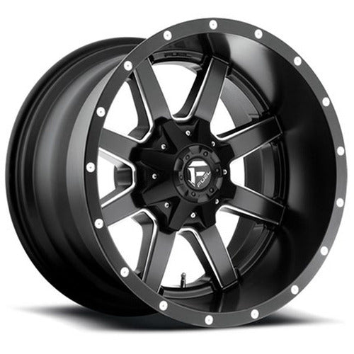 ~(40 lbs. 23X23X12)~ MAVERICK 20x9 8x165.10 MATTE BLACK MILLED (20 mm)