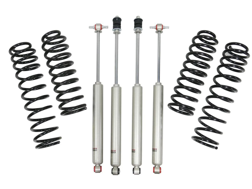 2.5 Inch Front 2.5 Inch Rear Lift Springs w Shocks 07-18 Wrangler JK Freedom Off-Road