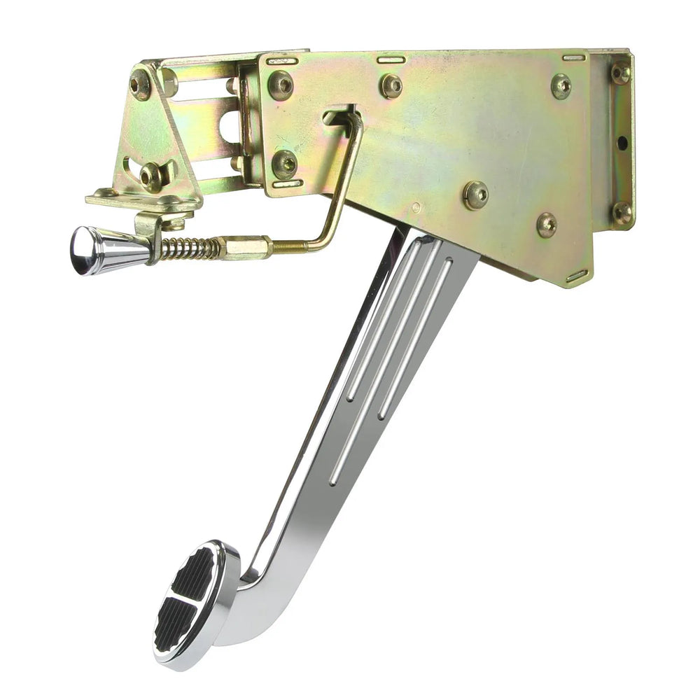 BILLET ALUMINUM UNDERTHEDASH FOOT OPERATED EMERGENCY BRAKE
