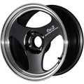 Advan ONI2 15x7.5 / +40 Offset / 4x100 / 63mm Bore / Machining and Black Gunmetallic