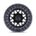 BR008 18X9 8X6.5 M-BLK M-GMTL-LP 20MM